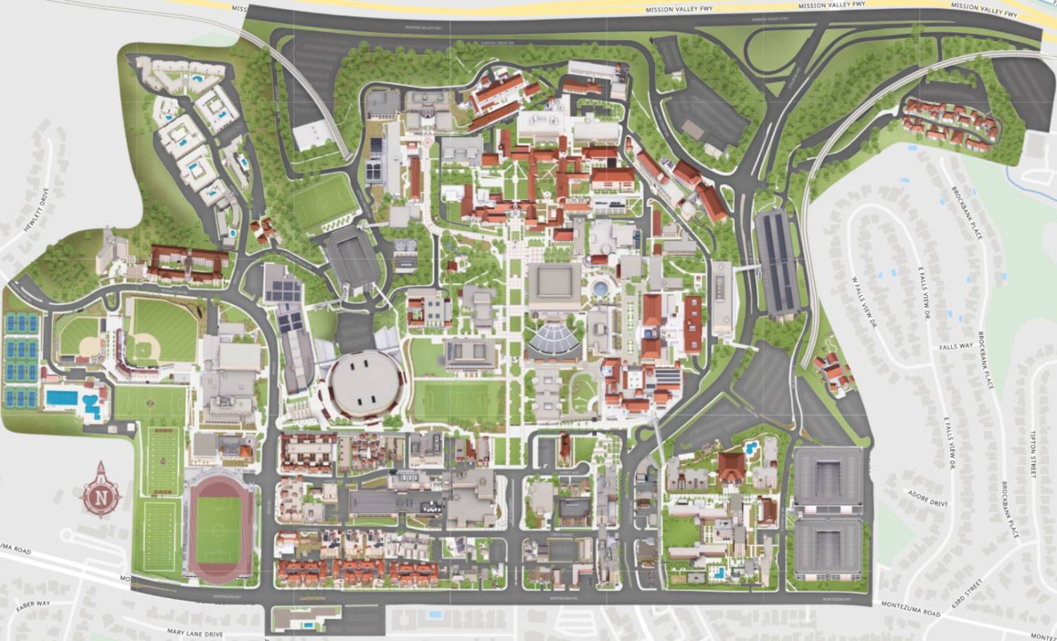 Interactive campus map