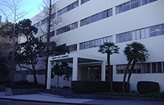 photo of north facade and entry of Life Sciences North