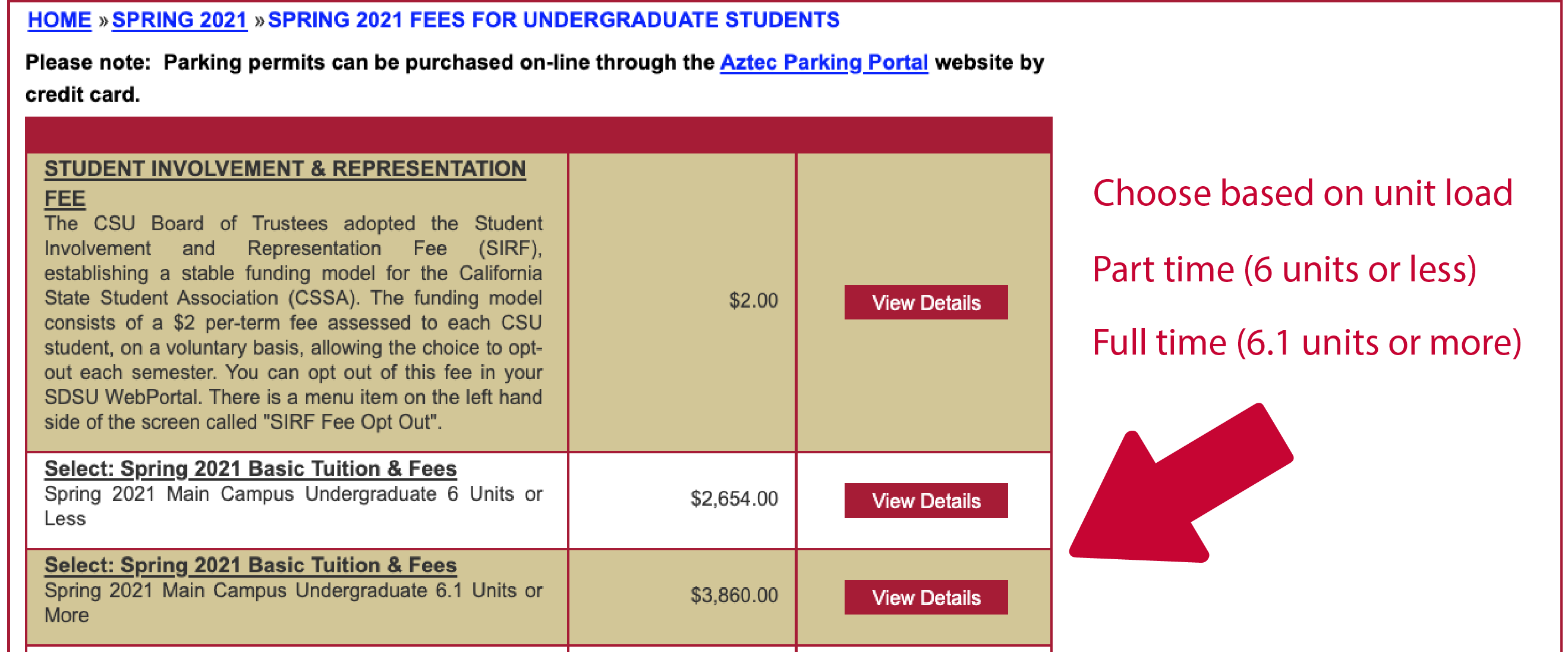 How to Pay Basic Tuition & Fees Student Account Services Financial